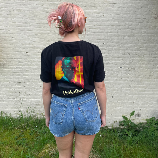 Prokofiev - Unisex organic cotton t-shirt black - Welcome to the Future