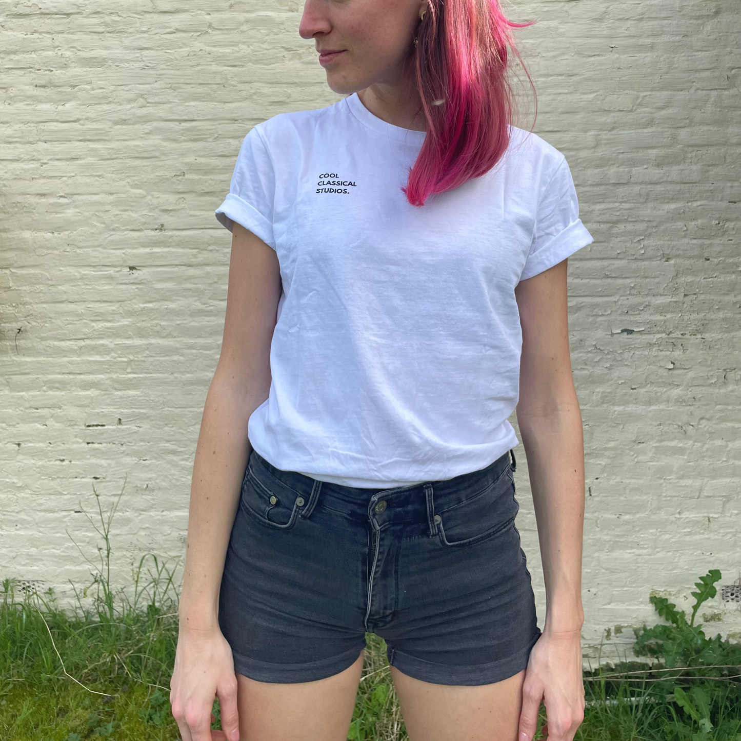 Mozart - Unisex organic cotton t-shirt white - Welcome to the Future